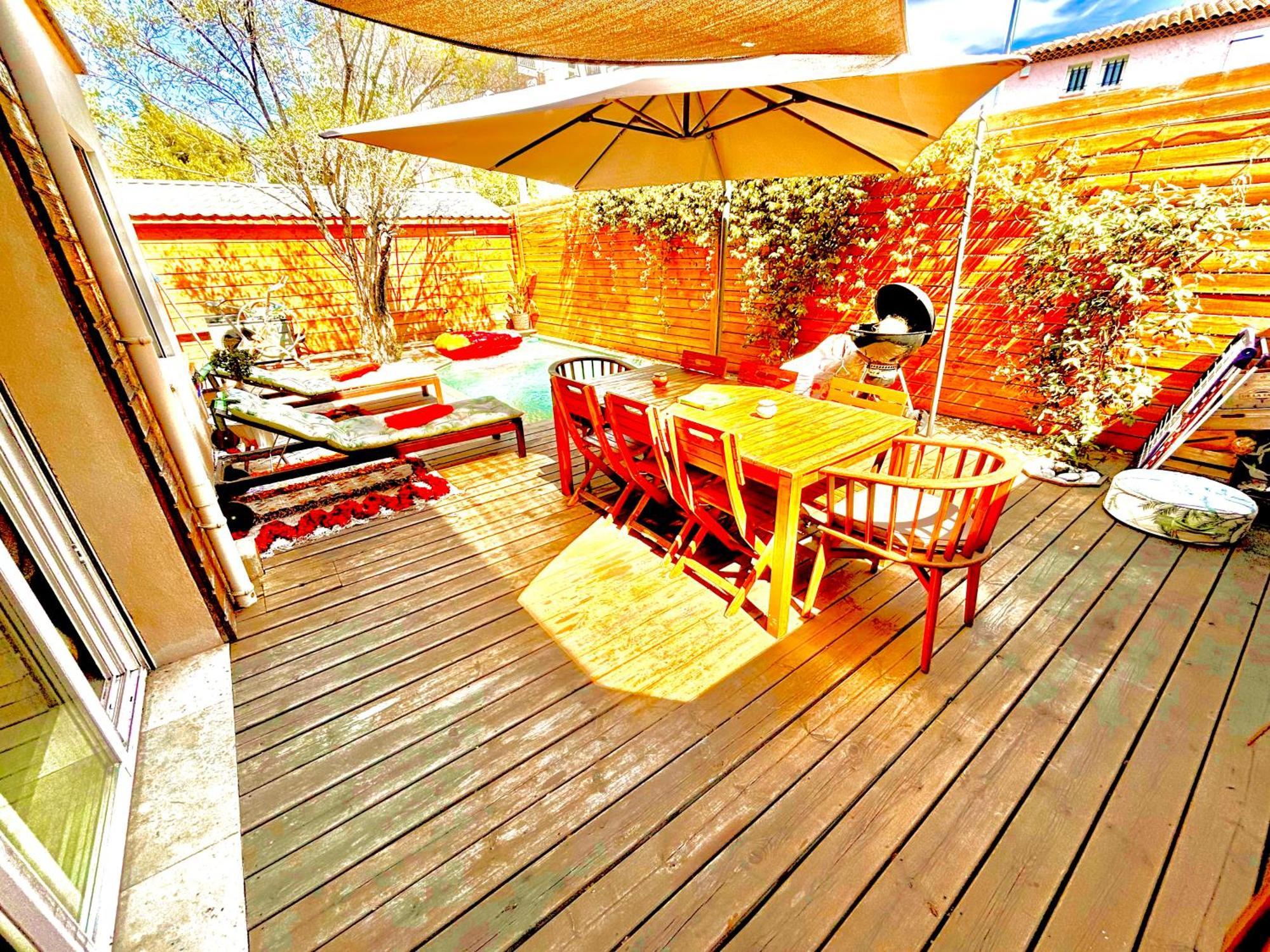 Maison Avec Piscine Et Jacuzzi Proche Des Plages Toulon Exterior foto